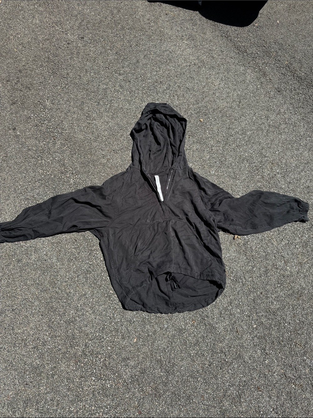 lululemon athletica Black Lightweight Hooded Pullover